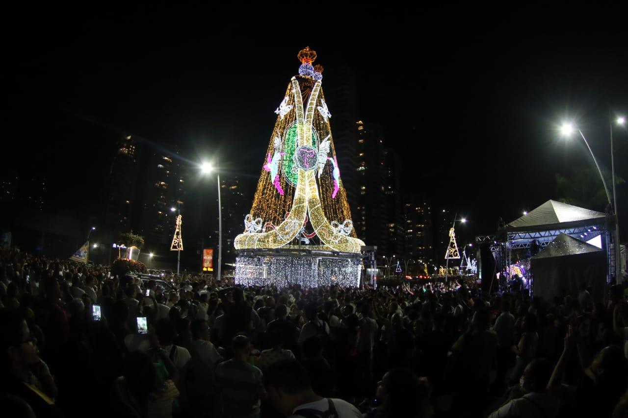 Imagem de Nossa Senhora de Nazaré será acesa nesta quarta-feira no Parque Linear da Doca.